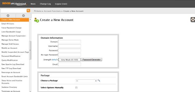Create an account
